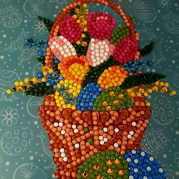 Other - Floral Basket Happy Easter Card [2 Available]